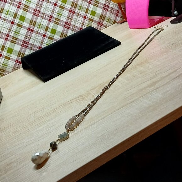 Fashion Jewelry Hand Crafted Multi Color Costume Jewelry Beaded Necklace #61 - Picture 3 of 7